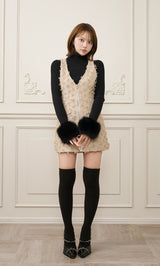 モデル：163cm（着用サイズ：FREE　着用カラー：BLK）