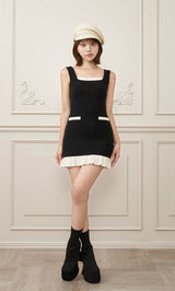 モデル：163cm（着用サイズ：FREE　着用カラー：BLK）