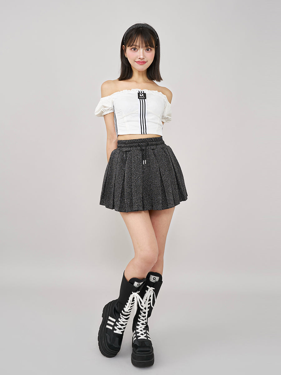 モデル：163cm（着用サイズ：FREE　着用カラー：BLK）