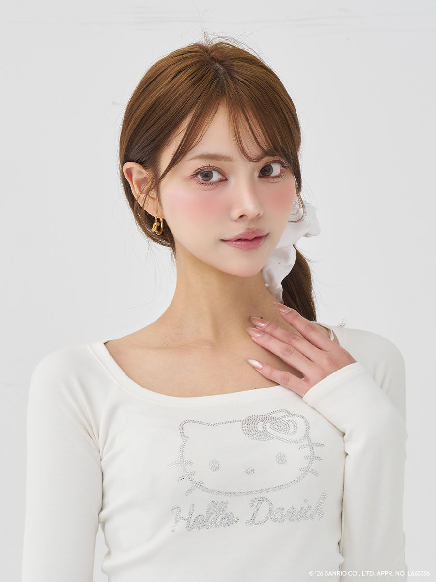 モデル：163cm（着用サイズ：FREE　着用カラー：WHT）