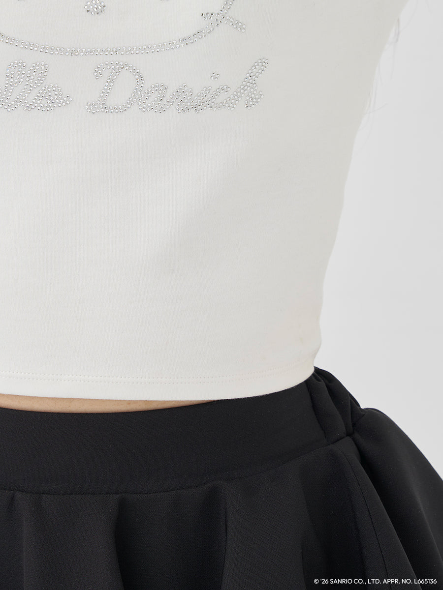 モデル：163cm（着用サイズ：FREE　着用カラー：WHT）