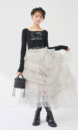 サイズ：FREE　カラー：BLK