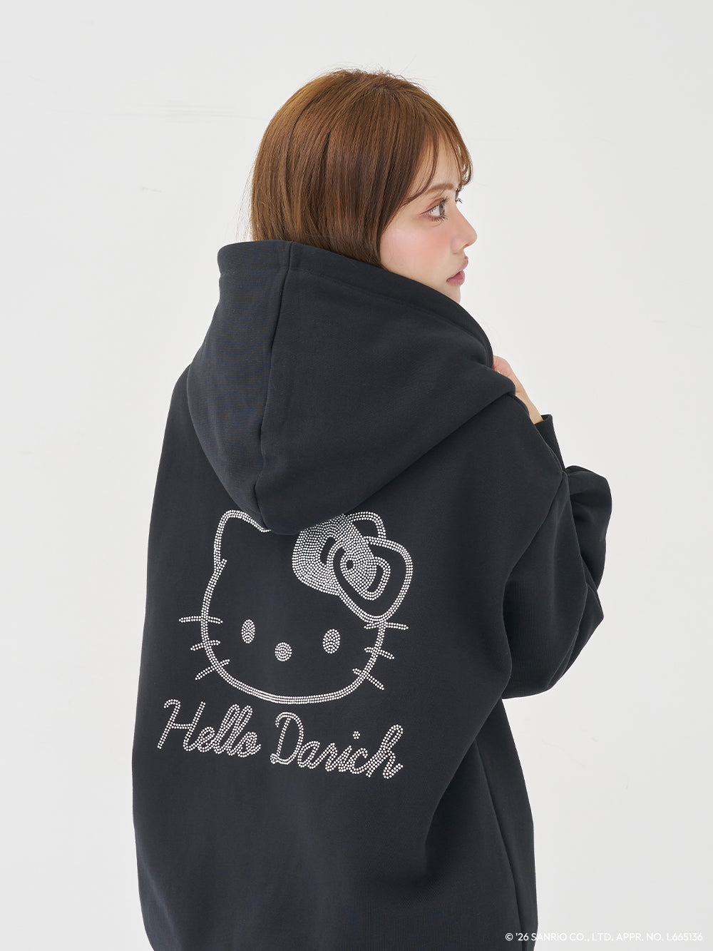 Hello Darichジップアップフーディ