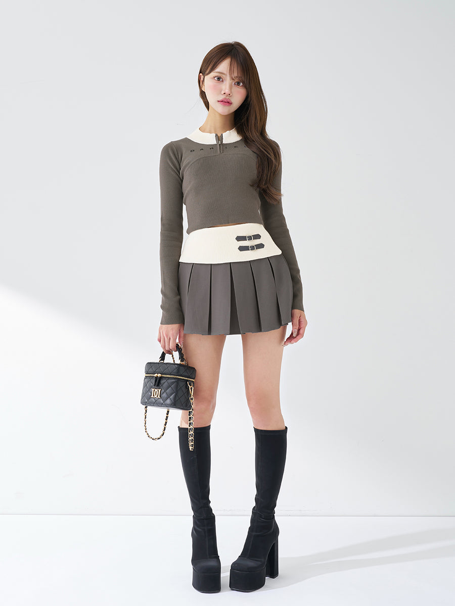 モデル：163cm（着用サイズ：FREE　着用カラー：GRY）