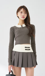 モデル：163cm（着用サイズ：FREE　着用カラー：GRY）