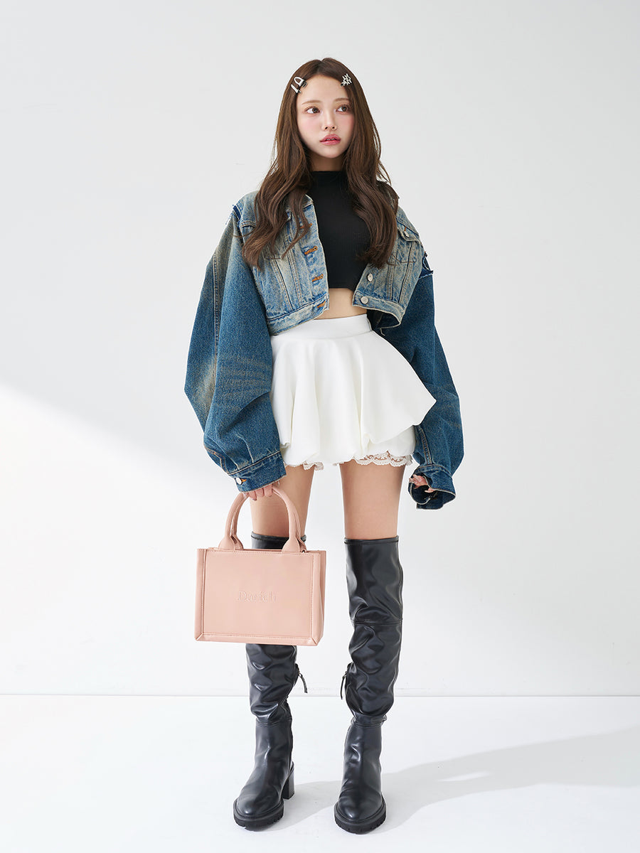 モデル：163cm（着用サイズ：FREE　着用カラー：WHT）