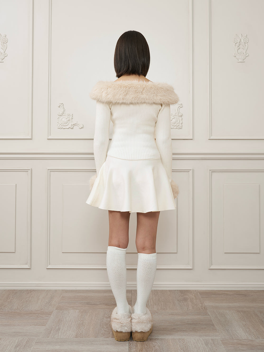 モデル：163cm（着用サイズ：FREE　着用カラー：WHT）