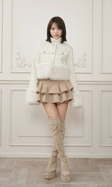 モデル：163cm（着用サイズ：S　着用カラー：WHT）