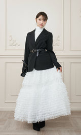 モデル：163cm（着用サイズ：FREE　着用カラー：WHT）