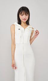 モデル：163cm（着用サイズ：FREE　着用カラー：WHT）
