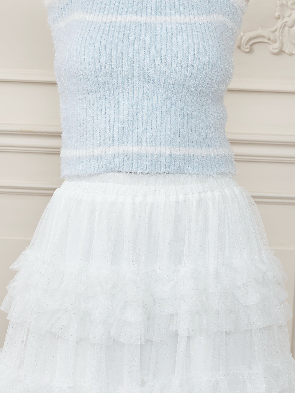 モデル：163cm（着用サイズ：FREE　着用カラー：WHT）