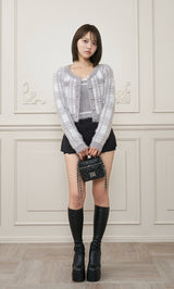 モデル：163cm（着用サイズ：FREE　着用カラー：GRY）