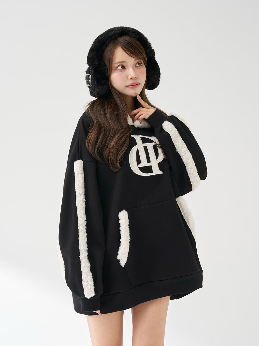 ダーリッチ　Darich DDボアスウェットフーディー DDボアスウェットフーディー – Darich (ダーリッチ)