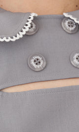 モデル：163cm（着用サイズ：FREE　着用カラー：GRY）