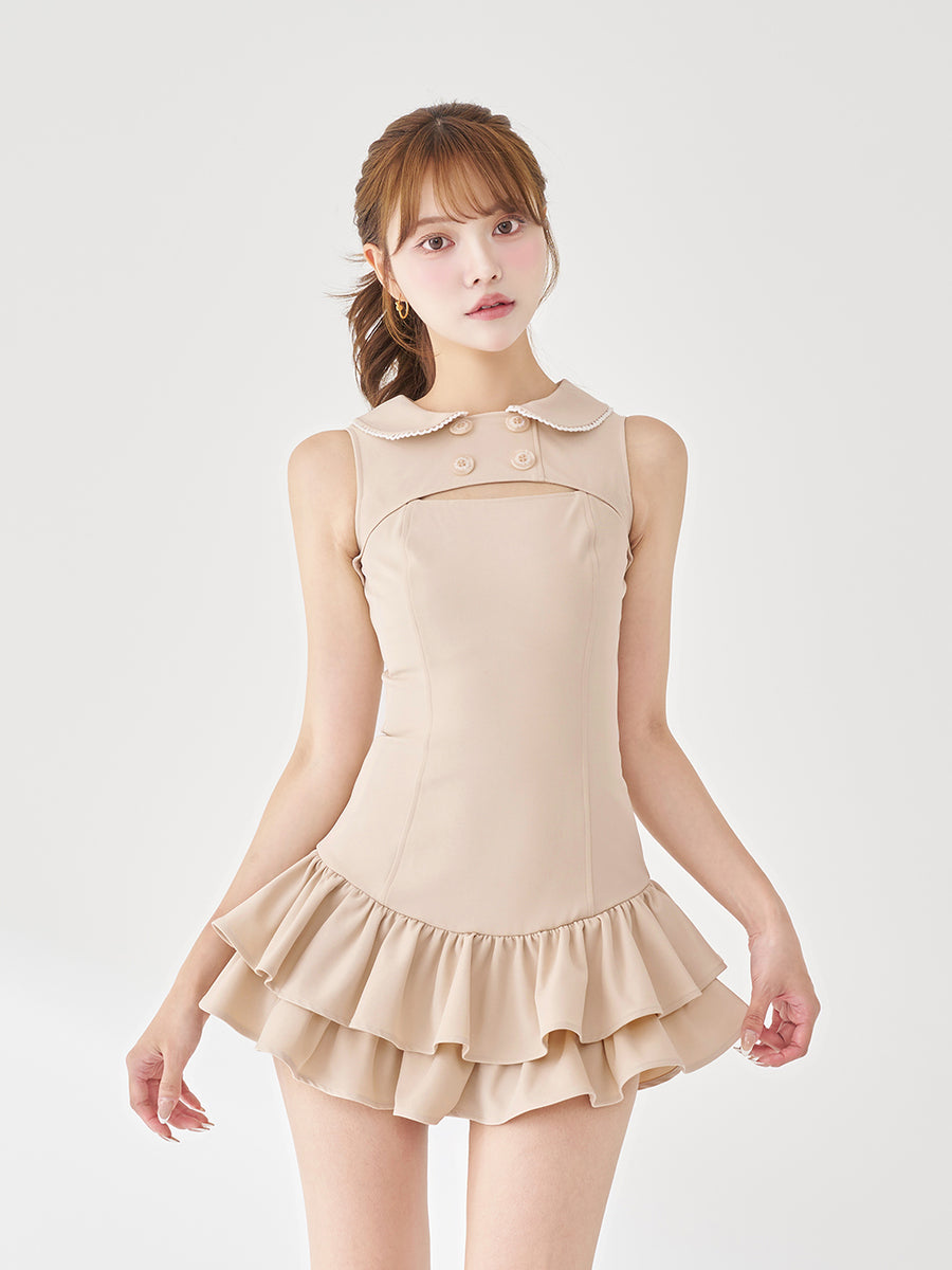 モデル：163cm（着用サイズ：FREE　着用カラー：BEG）