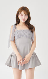 モデル：163cm（着用サイズ：FREE　着用カラー：GRY）