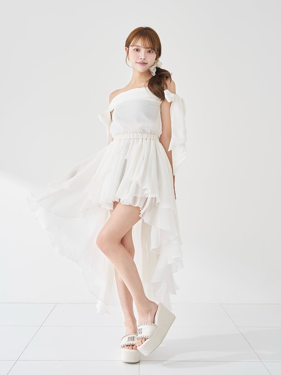 モデル：163cm（着用サイズ：FREE　着用カラー：WHT）