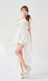 モデル：163cm（着用サイズ：FREE　着用カラー：WHT）