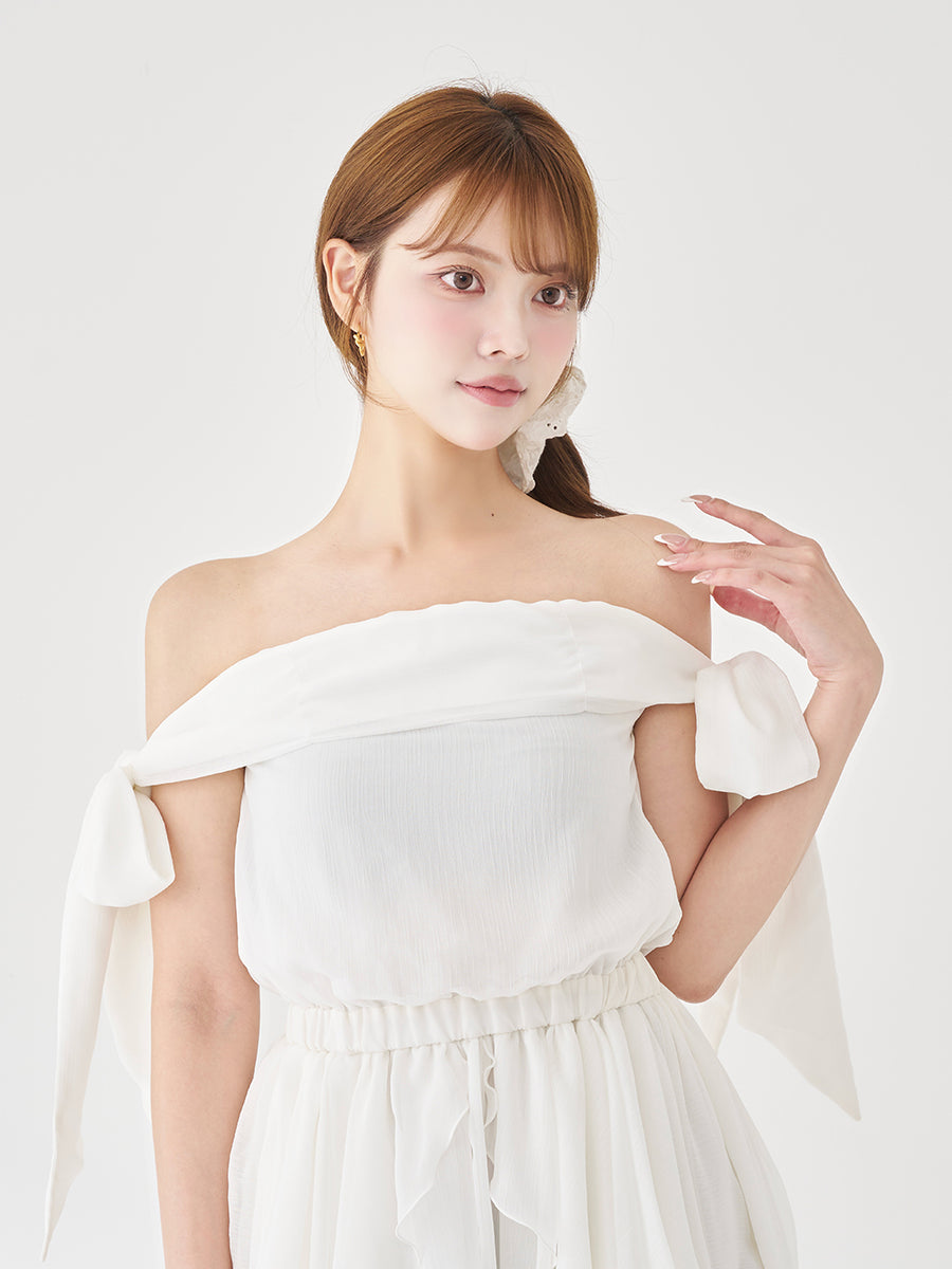 モデル：163cm（着用サイズ：FREE　着用カラー：WHT）
