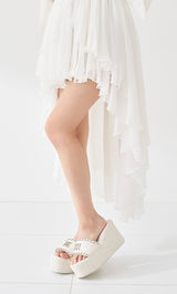 モデル：163cm（着用サイズ：FREE　着用カラー：WHT）