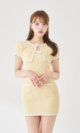 モデル：163cm（着用サイズ：FREE　着用カラー：YEL）