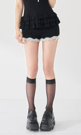 モデル：163cm（着用サイズ：FREE　着用カラー：BLK）