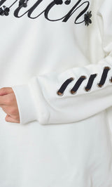 モデル：163cm（着用サイズ：FREE　着用カラー：WHT）