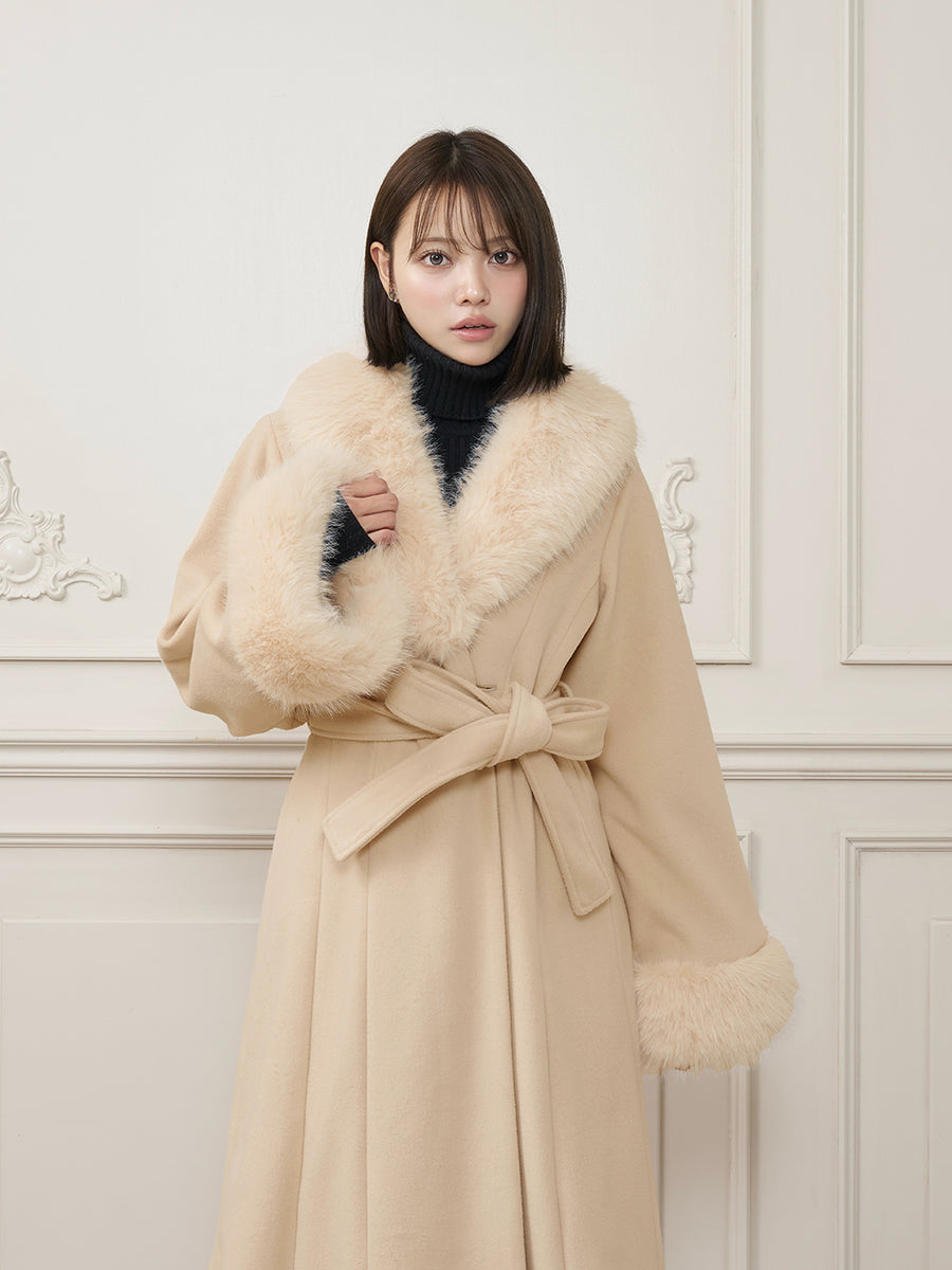 モデル：163cm（着用サイズ：FREE　着用カラー：BEG）