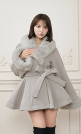 モデル：163cm（着用サイズ：FREE　着用カラー：GRY）