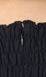 モデル：163cm（着用サイズ：FREE　着用カラー：BLK）