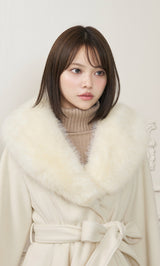 モデル：163cm（着用サイズ：FREE　着用カラー：IVO）
