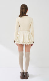 モデル：163cm（着用サイズ：FREE　着用カラー：BLK）