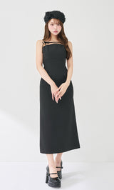 モデル：163cm（着用サイズ：FREE　着用カラー：BLK）