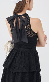 モデル：163cm（着用サイズ：FREE　着用カラー：BLK）