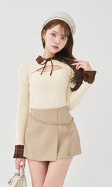 モデル：163cm（着用サイズ：FREE　着用カラー：IVO）