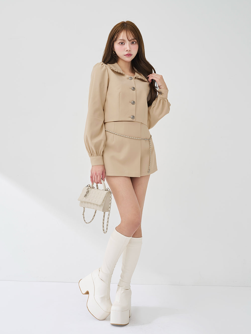 サイズ：FREE　カラー：IVO