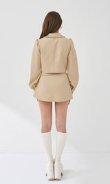 モデル：163cm（着用サイズ：S　着用カラー：BEG）