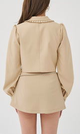 モデル：163cm（着用サイズ：S　着用カラー：BEG）