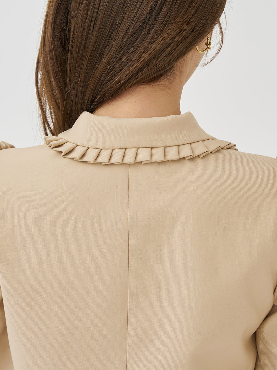 モデル：163cm（着用サイズ：S　着用カラー：BEG）