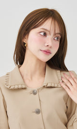 モデル：163cm（着用サイズ：S　着用カラー：BEG）