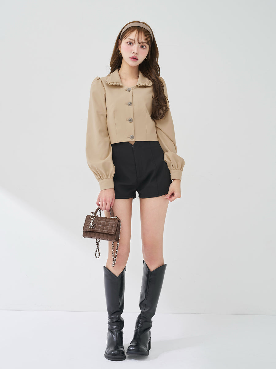 モデル：163cm（着用サイズ：S　着用カラー：BEG）