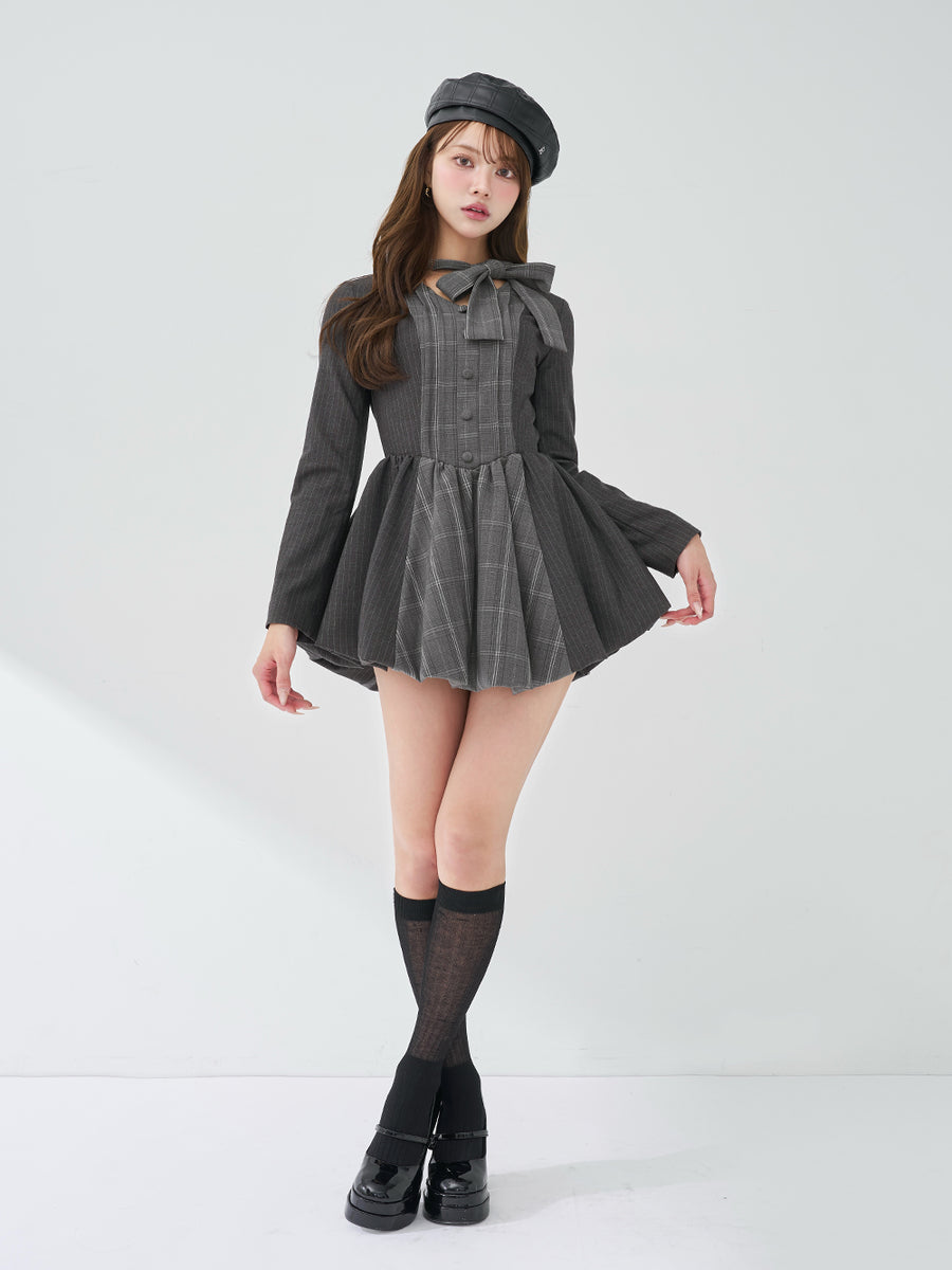 モデル：163cm（着用サイズ：FREE　着用カラー：GRY）