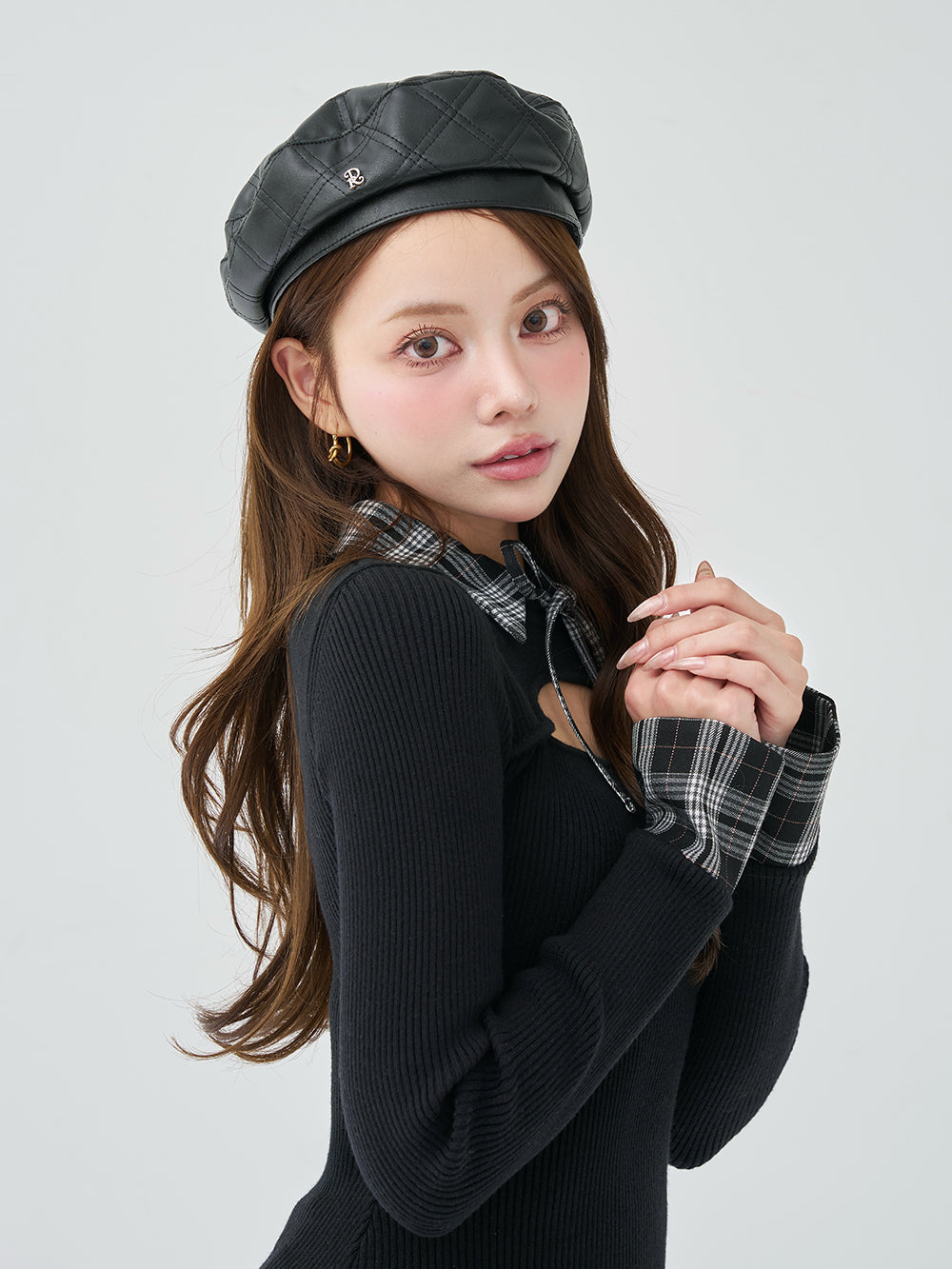 サイズ：FREE　カラー：BLK