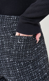 モデル：163cm（着用サイズ：S　着用カラー：BLK）