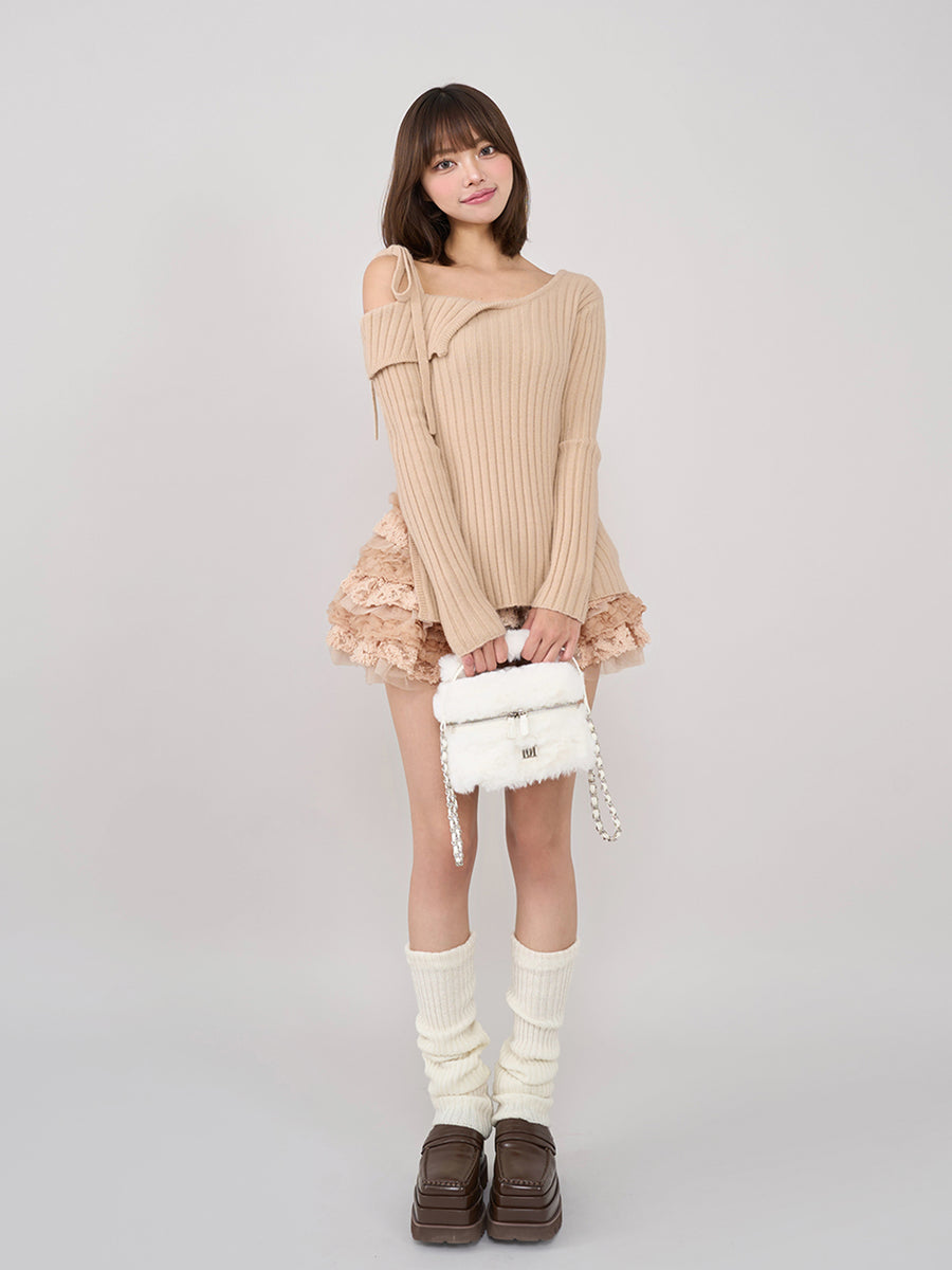 モデル：163cm（着用サイズ：FREE　着用カラー：BEG）