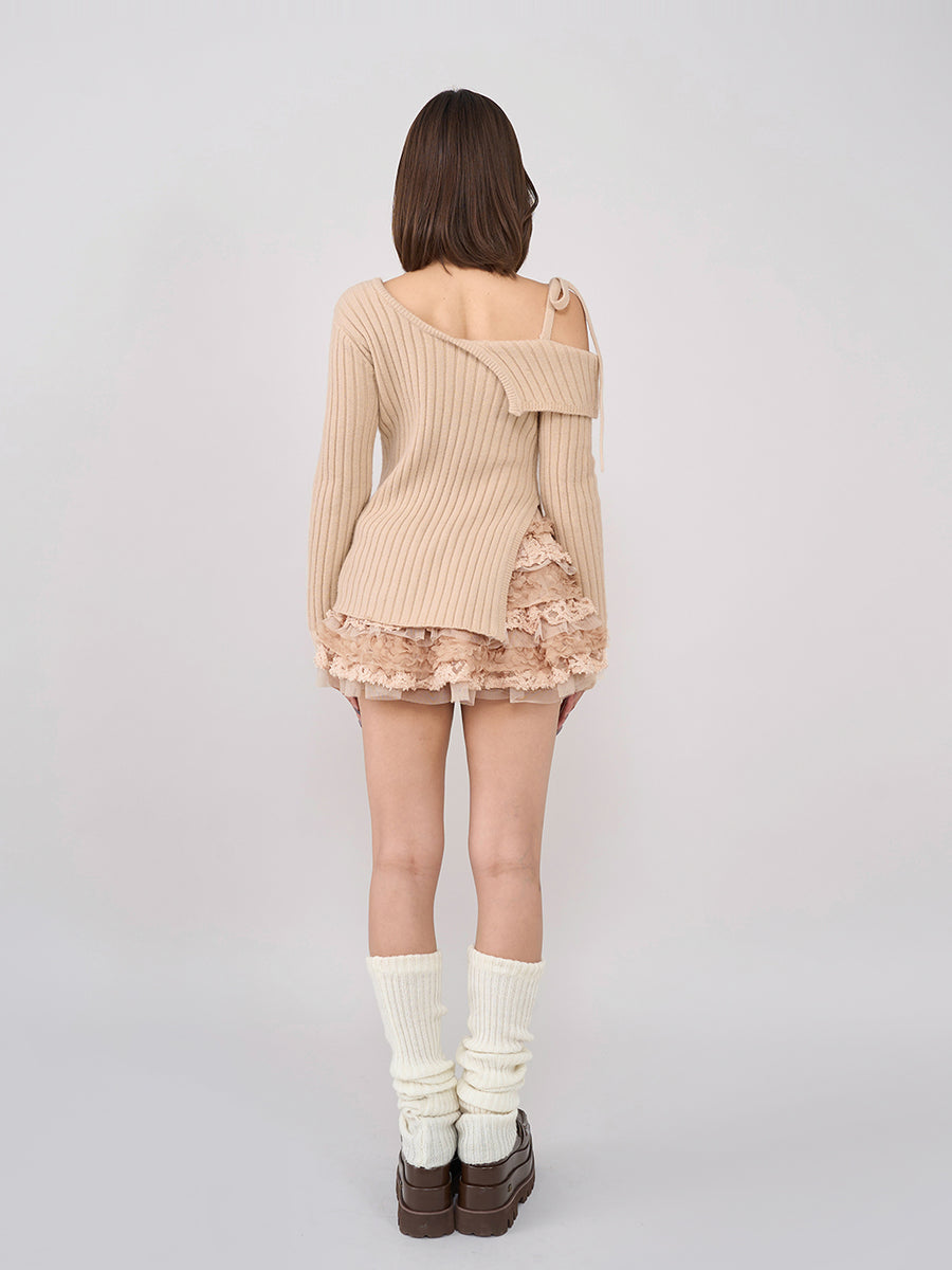 モデル：163cm（着用サイズ：FREE　着用カラー：BEG）