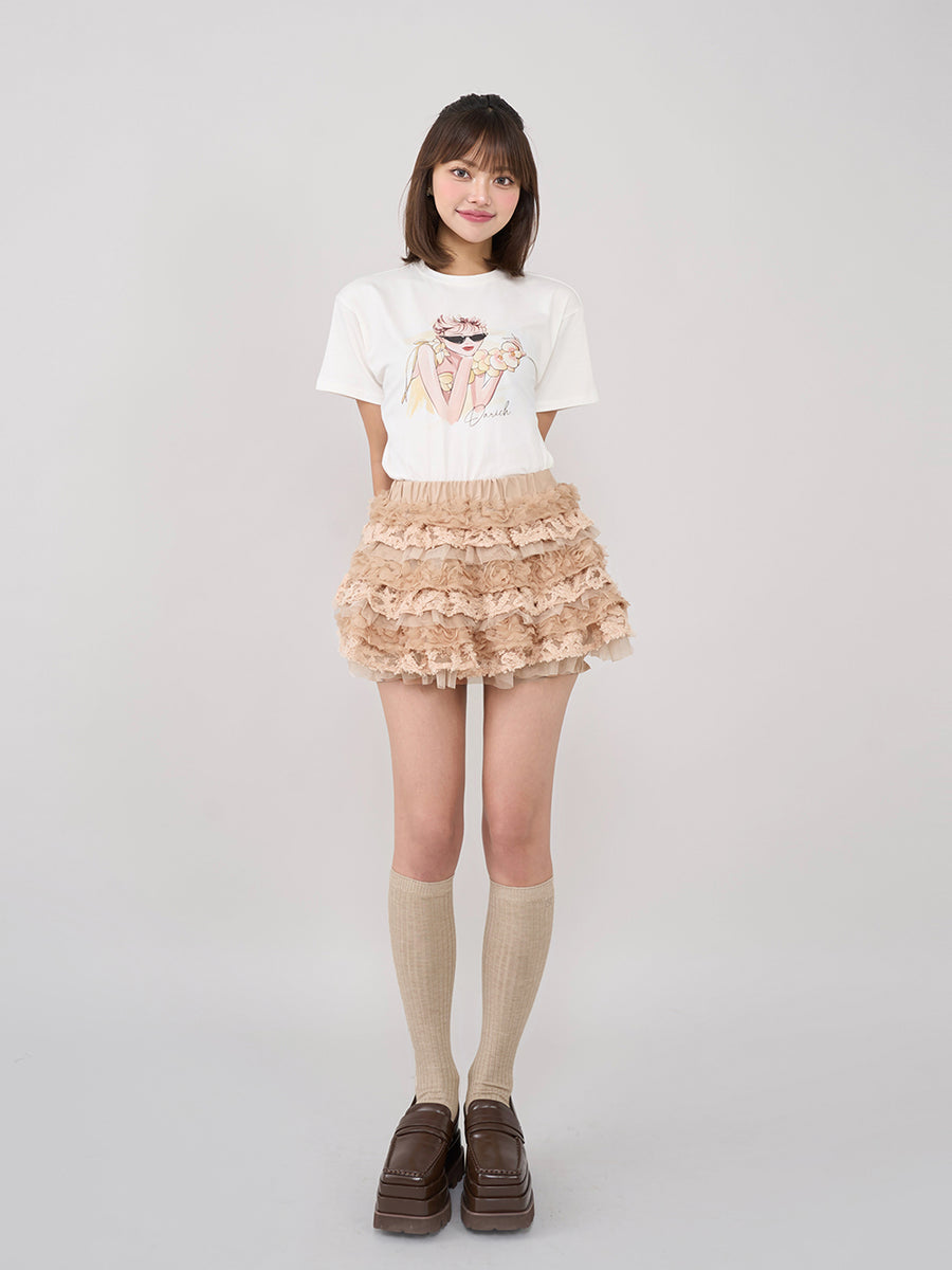 モデル：163cm（着用サイズ：FREE　着用カラー：BEG）