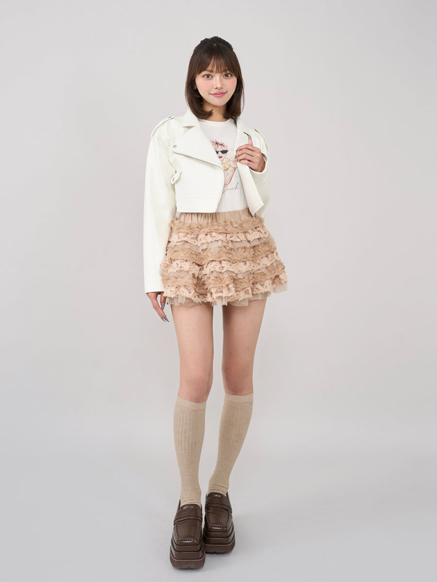 モデル：163cm（着用サイズ：FREE　着用カラー：BEG）