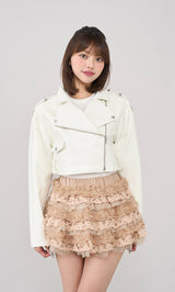 モデル：163cm（着用サイズ：FREE　着用カラー：WHT）