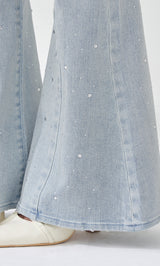 モデル：163cm（着用サイズ：M　着用カラー：I-BLU）